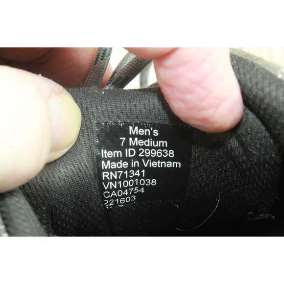 LL Bean Trail Model 4 Hiking Shoes Ventilated Gray Green Size 7 M - Picture 10 of 10